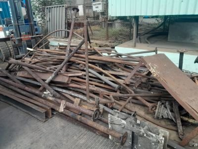 Fire Damaged MS Scrap